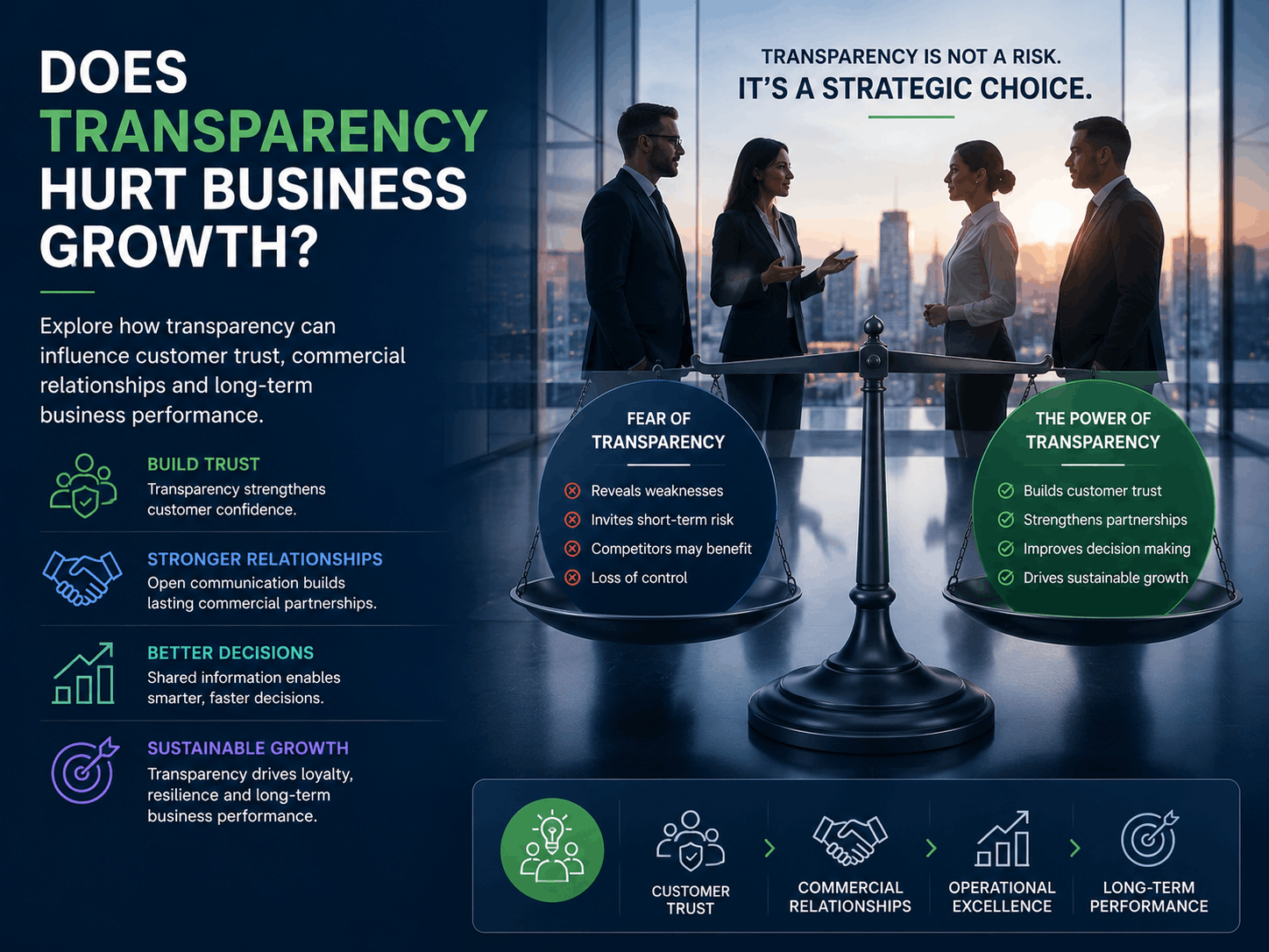 Does Transparency Hurt Business Growth?